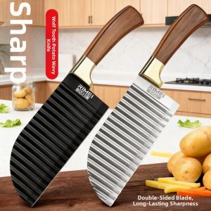 RIMEI | Wavy Edge Cutting Knife Efficient Special Potato Fries Commercial Use