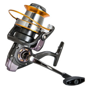 New Model Metal Spinning Reel Saltwater Resistant Wide Mouth No Gap Far Casting Anchor Fish Spinning Reel for Sea Rod Fishing