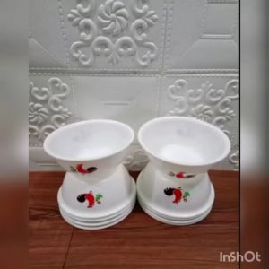 PROMO 12 PCS MANGKOK PLASTIK AYAM JAGO SERBA GUNA / MANGKOK PLASTIK TAHAN PANAS / MANGKOK BAKSO