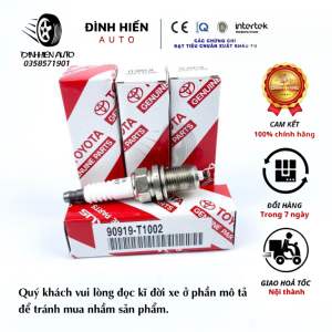 Bugi Buri Buzi chính hãng xe Vios (2003-2016) Yaris Camry Altis Zace Getz Morning (Mã: 90919T1002 - K16R-U)
