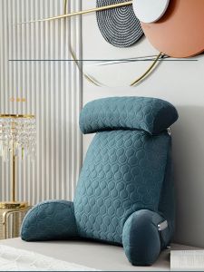 หมอนนอนแบบลำลองผ้าไหมน้ำแข็งยางพารา หมอนรองกระดูกสันหลังสำหรับโซฟา หมอนอิงเตอร์เฟซ หมอนอิงแบบอุปกรณ์ตกแต่งบ้านสไตล์ย้อนยุค