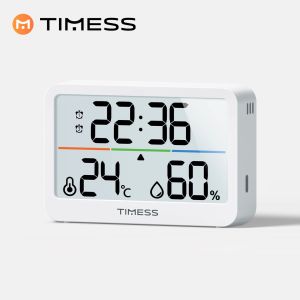 TIMESS | High Precision Silent Aesthetic Temperature Alarm Indoor Thermometer