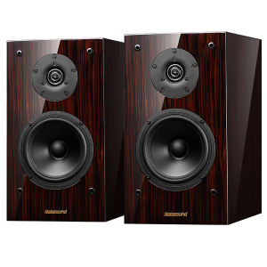 Nobsound Q6 HiFi Bookshelf Speakers Passive Piano Baking Paint Home Use Monitor Sound Wooden Enclosure High Fidelity