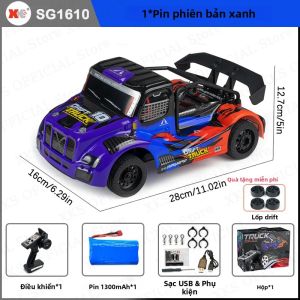 Xe Điều Khiển Từ Xa Tỷ Lệ 1/16 SG1609 SG1610 2.4G 4 Bánh Dẫn Động Địa Hình Tốc Độ Cao Đèn LED ESP Xe Đua Drift Đồ Chơi Dành Cho Độ Tuổi 14+