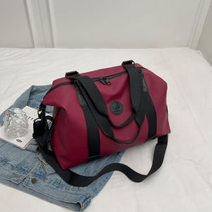 Túi Du Lịch Thể Thao Dung Tích Lớn Chống Thấm Nước Túi Đựng Đồ Hành Lý Túi Đeo Vai Du Lịch Ngắn Ngày Túi Đựng Đồ Tập Luyện Túi Đeo Vai Oxford Pure Color