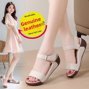 CUOYI | Womens Summer Thick Sole Sandals Comfortable Heels