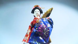 KANEMOCHI JAPAN GEISHA DOLL (43CM) - Patung Hadiah Souvenir -KANEMOCHI SOUVENIR KHAS JEPANG - OLEH OLEH JEPANG - SOUVENIR JEPANG