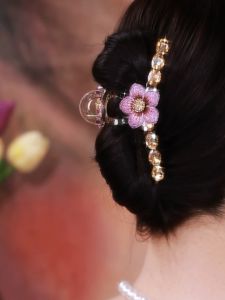 กิ๊บติดผมรูปฉลามขนาดใหญ่ ดอกไม้ แฟชั่น หลากหลายสไตล์ ใหม่ 2024 กิ๊บติดผมแบบหนีบผมระดับไฮเอนด์ ตกแต่งผม ของใช้ในบ้าน