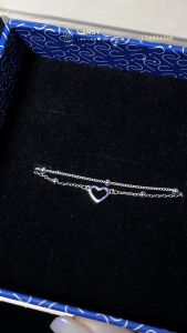 Lắc Tay Bạc Nữ S925 JENSY Hạt Tròn Trái Tim "Freya" LTARS4368. Vòng Tay Bạc Nữ Xinh Xắn