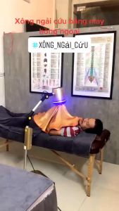Máy xông ngải cứu hồng ngoại 7 màu cao cấp đả thông kinh lạc lưu thông khí huyết
