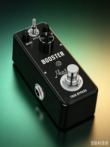 Rowin LEF-318 Analog Clean Booster Pedal 2-Band EQ True Bypass Mini Metal Guitar Boost Effect