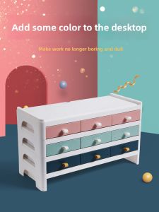 WEIAI | Bàn Đứng Ergonomic cho Màn Hình và Kệ Sách với Hỗ Trợ Cổ và Lưu Trữ