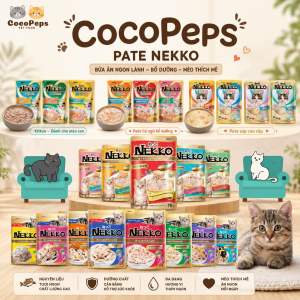 [Combo 12 gói] Pate nekko gói 70g cho mèo mọi lứa tuổi