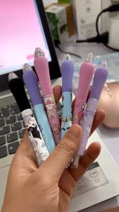 Set 6 bút bi có đệm tay họa tiết SANRIO dễ thương LILA BDEMKU52