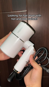 HODEKT Foldable Hair Dryer 1200W Portable Blower Professional Beauty Hair Care