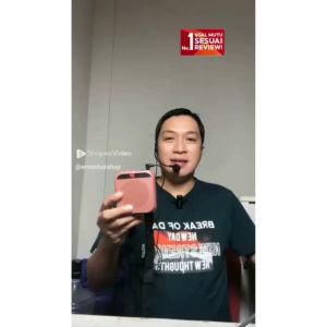 BERGARANSI TaffSTUDIO Spiker Speaker Pinggang guru Bluetooth Microphone LED Amplifier K6