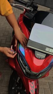STIKER LAMPU DEPAN PCX 160 NEW - STIKER LAMPU ALIS PCX 160 NEW - SL PXN 02