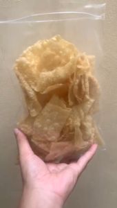 [FREE PACKING KARDUS DAN BUBLE WRAP] Keripik Pangsit Ubi Original 100Gram 250Gram Kriuk Renyah