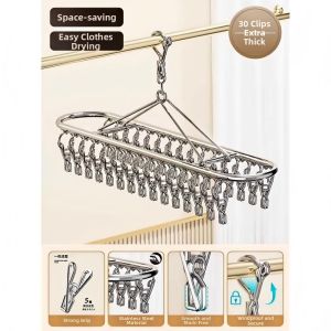 Stainless Steel Multi-function Socks Drying Rack