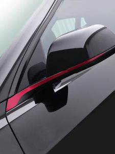 For Tesla Model 3 Highland 2024 Model Y Juniper Car Rearview Mirrors Trim Strip Color Change Film Decoration Sticker Accessories