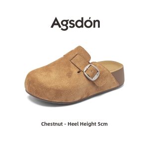 Agsdon | Thick Sole Soft Sole Slip-On Mules