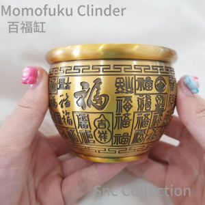 【SNC】<百福缸> 搭配水晶碎石 摆件品Momofuku cylinder