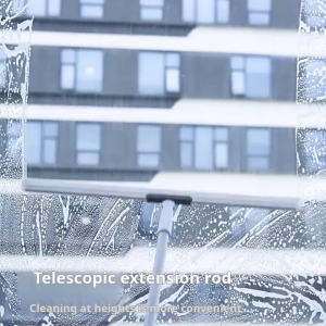 ODOROKU 35/45/55 cm Large Aluminum Floor Magic Scraper Squeegee Broom Window Cleaner Floor Wiper Magic Broom Sweeper Silicone Floor Scraper Floor Wiper Mop Dual Use For Bathroom Toilet