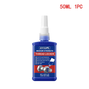 LOOLIFL | Blue Medium-Strength Thread Locker Anaerobic Adhesive Screw and Nut Fastening Adhesive Removable Oil-Resistant Anti-Loosening Corrosion-Resistant