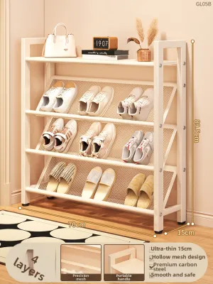 JIAJIESHI | Ultra-thin Slim Narrow Multilayer Shoe Rack
