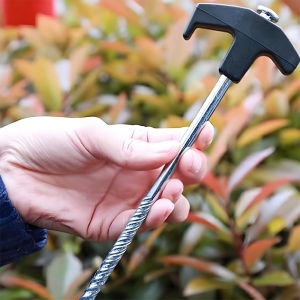 night luminous outdoor camping tent nail screw in camping nail ground anchor screw hexagonal socket