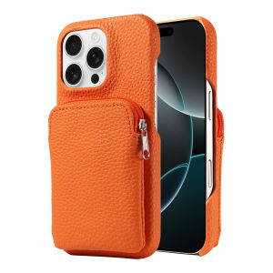 เคสโทรศัพท์หนัง PU สำหรับ iPhone 17 Air 17 Pro Max 16 Pro Max 15 14 13 12 11 Pro Max Plus พร้อมซิปกระเป๋าสตางค์และฝาป้องกันการตก