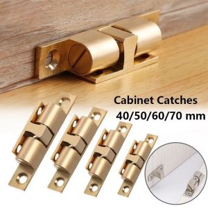 Đồ nội thất chốt cửa tủ Con lăn bắt cảm ứng đẩy van điều tiết đệm đồng thau chặn cửa khóa Khóa Nhà Phụ kiện công cụ