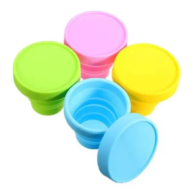Portable New Collapsible Silicone Water Cup Telescopic Foldable Drinking Tumbler Outdoor Travel Camping Bathroom Daily Gadget