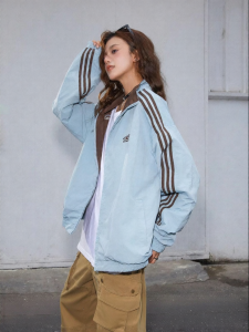 CHANT2nd | Retro Two-sided Baseball Jacket Sporty Casual Spring Autumn Wear