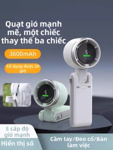 Quạt Cầm Tay Siêu Mini Siêu Bền Cầm Tay Cầm Tay Có Thể Treo Cổ Cho Văn Phòng Quạt Để Bàn Cho Ký Túc Xá Ngoài Trời Siêu Bền