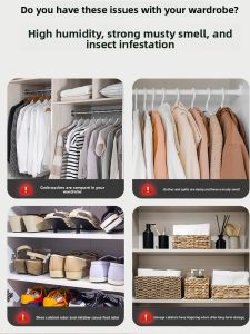 MONLEYTA | Natural Camphor Wood Stick Deodorant Pest Control Wardrobe Moisture Proof Cockroach Repellent Fragrant Camphor Wood Ball Block