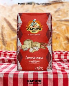 แป้งพิซซ่า Caputo Saccorosso TIPO "00" มีแบบกระสอOff 25 kg และบรรจุ 5 kg