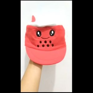 topi BOBA DRINK anak bayi laki laki perempuan bahan kain lembut dan tebal