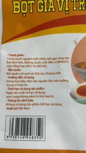 100g bột gia vị trứng muối dùng để chế biến món ăn