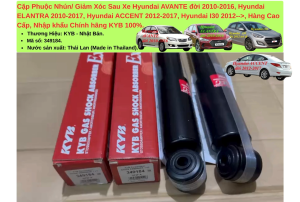 Cặp Phuộc Nhún/ Giảm Xóc Sau Hyundai AVANTE/ ELANTRA/ Hyundai ACCENT/ Hyundai i30 12-17 Hàng Cao Cấp Nhập Khẩu Chính hãng KYB - Nhật bản 100%