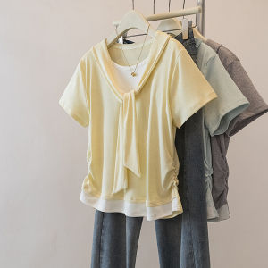 AIYITI | Design Sense Layered Style Short Sleeve T-Shirt