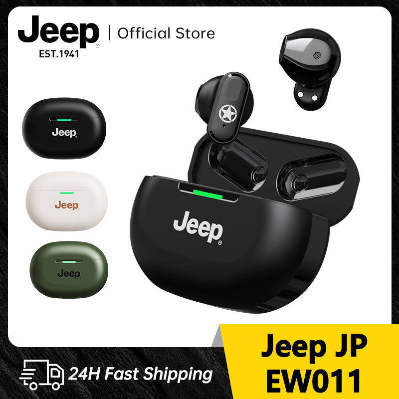 Jeep EW011 TWS Wireless Headphones Bluetooth Earphone Bluetooth 5.3 Bass Waterproof Sports Music Headset With Mic Earbuds For IOS Android