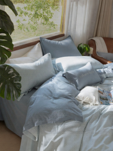 Washed Cotton 4-Piece Set Bedding