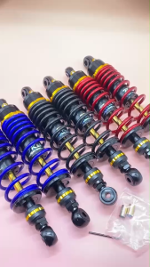 โช๊คหลังTKSแท้ ปรับรีบาวได้รุ่นWAVEทุกรุ่น/DREAMแกนสีทองใหญ่(14mm)ขนาด300/310/320mmมี 3 สี(มีประกันสินค้า)