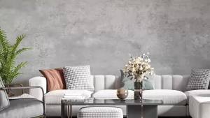 Northern European Mottled Cement Gray Wallpaper Modern Simple Plain Bedroom Living Room Diatom Mud Industrial Style Wallpaper