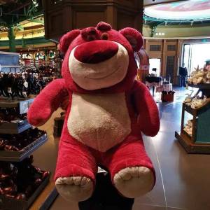 Strawberry Bear Plush Toy Oversized