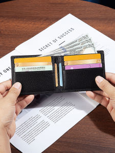 SIFULUN | Minimalist Thin Leather Wallet For Men