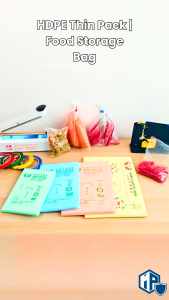 Food Grade - HDPE Thin Pack | Food Storage Bag | Transparent Plastic Bag | Clear Plastic Bag | Size 5x8 6x9 7x1010x12