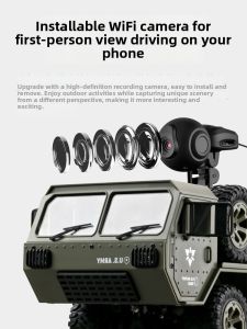 Đồ Chơi Xe Tải Điều Khiển Từ Xa RC 6x6 Chống Nước