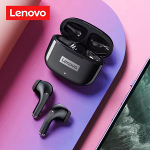 Lenovo | Lenovo LP40pro TWS Wireless Earbuds Bluetooth 5.3 HiFi Stereo Noise Reduction Sports Gaming Headphones for Running Travel Office